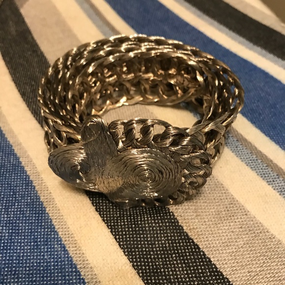 Vintage handmade Mexican SILVER FORGED BELT. main image 6
